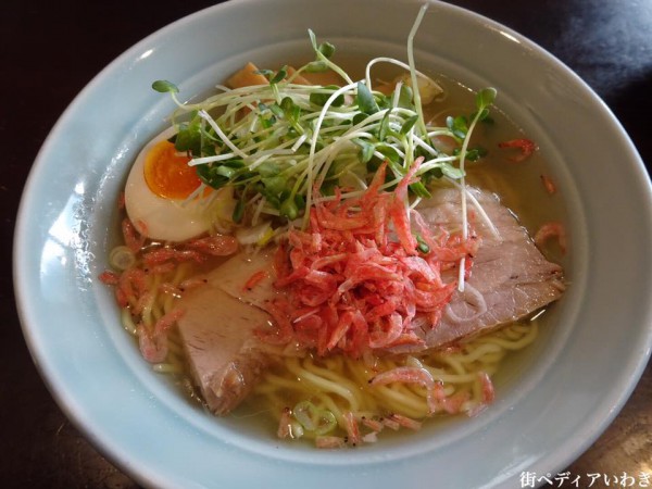 いわき市好間町のラーメン麺屋海山の塩ラーメン4