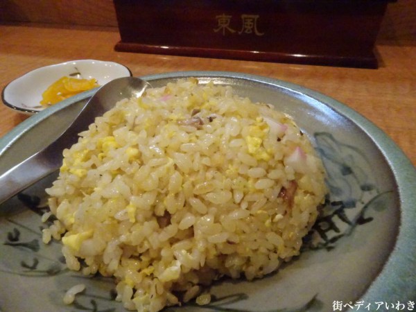 福島県いわき市内郷のラーメン店「東風」の白菜ラーメン4