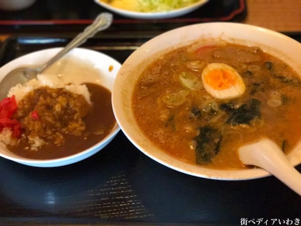 福島県いわき市中華のんき大盛りミニのっけ丼6