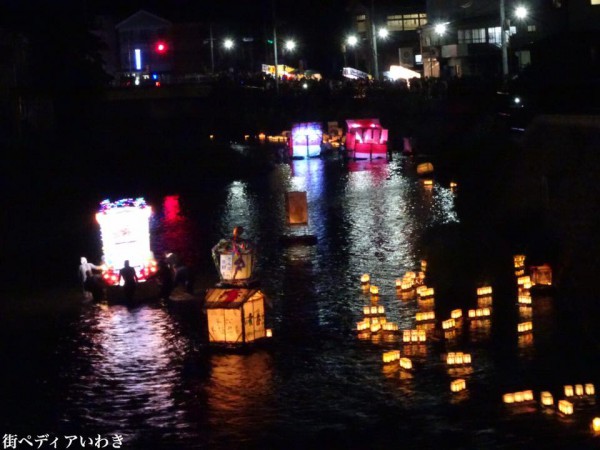 福島県田村市船引町の第68回灯籠流しと花火大会7