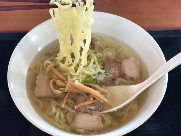 道の駅よつくらのラーメン喜一(喜多方本店の姉妹店) の塩ラーメン 福島県いわき市四倉町-12