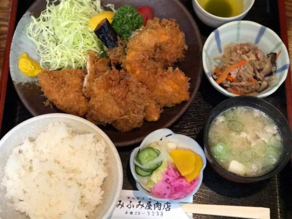 福島県いわき駅前のランチとんかつ定食などみふみ屋肉店のみふみ屋食堂-3