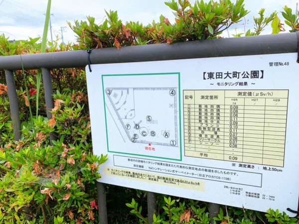 いわき市植田近くの東田大町公園で子供が遊べる公園-210620-1