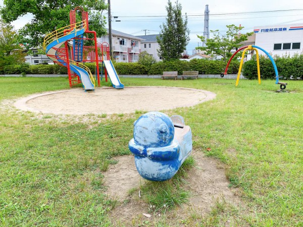 いわき市植田近くの迷路のある三ヶ下公園は子供が遊べる公園-210620-3