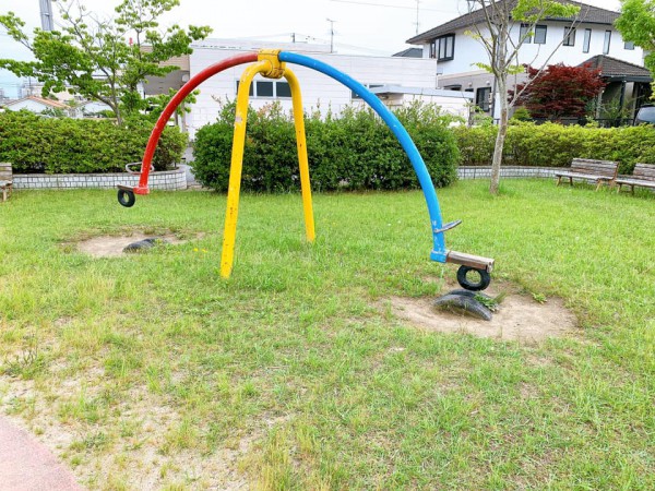 いわき市植田近くの迷路のある三ヶ下公園は子供が遊べる公園-210620-4