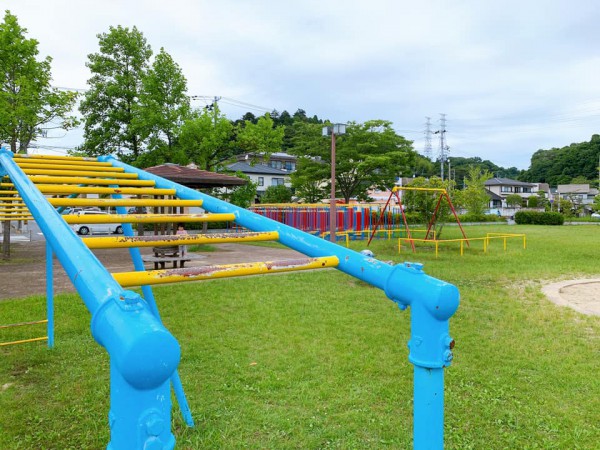 いわき市植田近くの迷路のある三ヶ下公園は子供が遊べる公園-210620-15