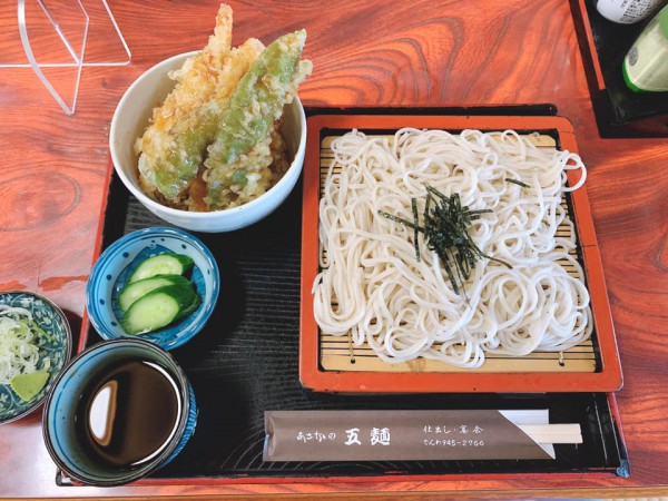 福島県郡山市のそば定食あさかの五麺-210922-10