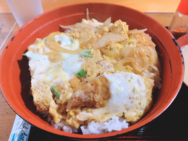 福島県二本松の相模屋食堂でカツ丼-211217-5